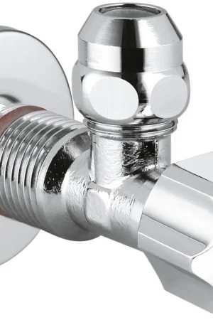 Beperkt Aanbod Grohe hoekstopkraan knel 1/2"x3/8" teflon dichtingsring op schroefdraad chroom 22023000