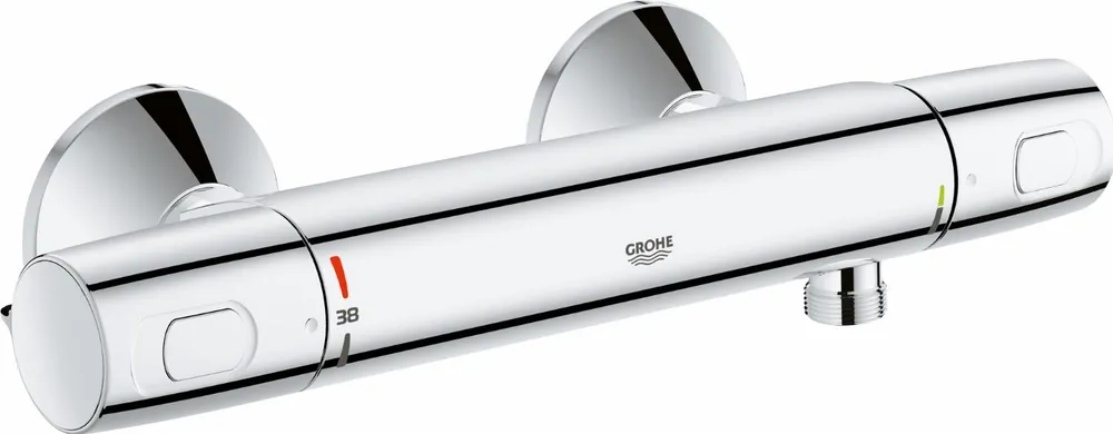 Grohe Precision Trend New douchethermostaat 150mm HOH met koppelingen chroom 34229002 Weekendaanbieding