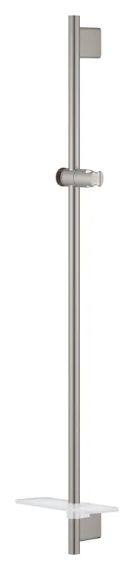 Laatste Kans Grohe Rainshower SmartActive glijstang 90 cm met glij- en scharnierstuk met zeepschaal supersteel 26603DC0