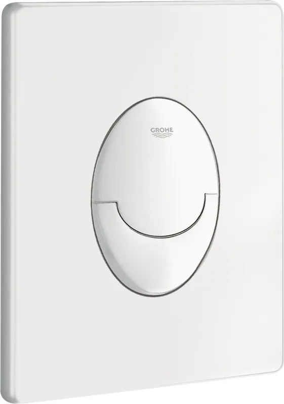 Tijdelijk Beschikbaar Grohe Skate Air WC bedieningsplaat DF verticaal 15.6x19.7cm wit 38505SH0