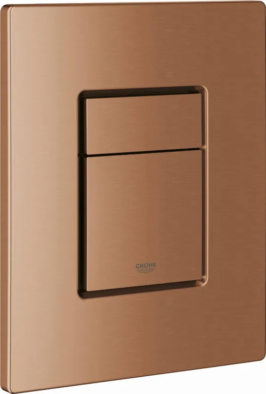 Grohe Skate Cosmopolitan bedieningspaneel dualflush 15.6x19.7cm brushed warm sunset 38732DL0 Nieuw