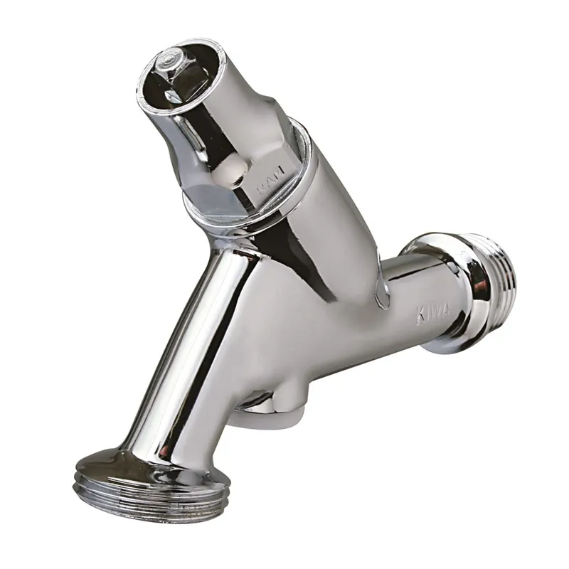 Tijdelijk Beschikbaar Raminex beluchterkraan 1/2" x 3/4", 2x buitendraad steeksleutelbediening, chroom, excl. slangwartel en sleutel 11012