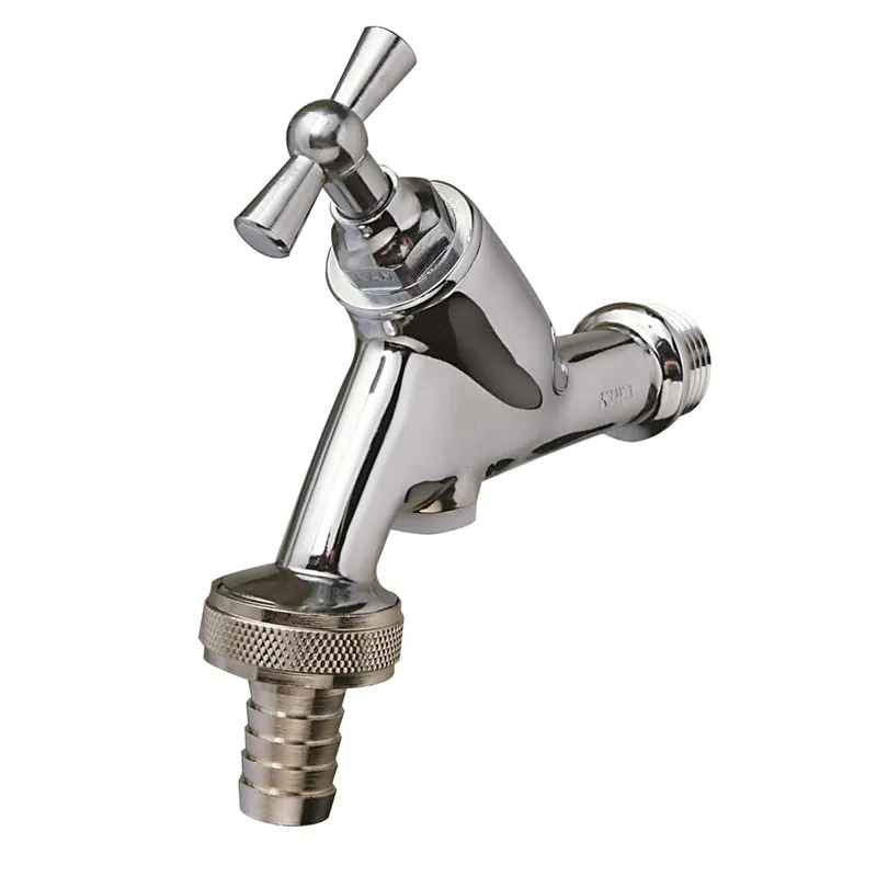 Seizoensaanbieding Raminex beluchterkraan met keerklep, 3/4" x 1", 2x buitendraad, krukbediening, chroom, slangwartel 11013