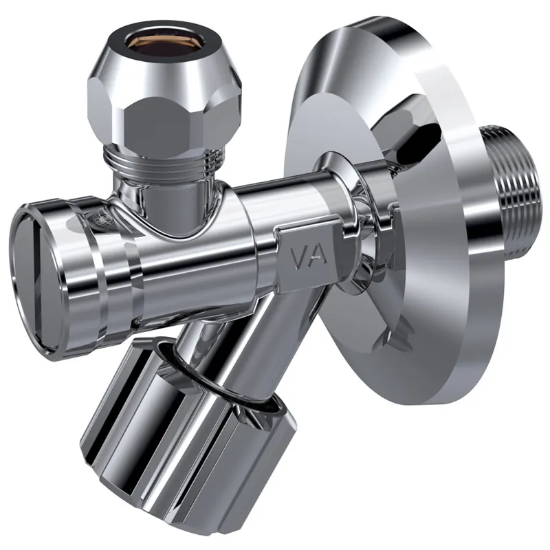 Raminex hoekstopkraan met filter 1/2"x3/8" voor wastafel, bidet en toiletreservoir chroom 1200017 Must-Have