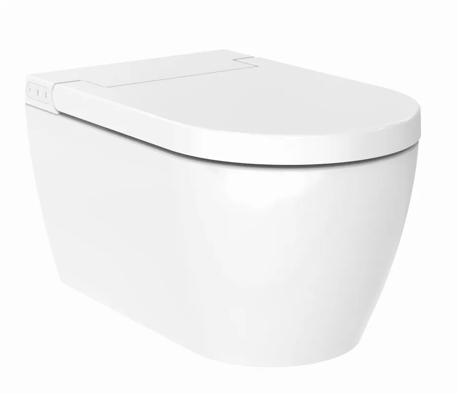 Betaalbaar Rapotec Rapowash basic 2.0 douche-wc met afstandbediening wit 750156