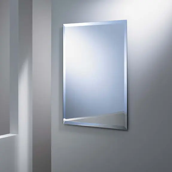 Raminex Silkline rechthoekige wand spiegel, met facet, rondom, hxb 60x60cm 610051 Laatste Versie
