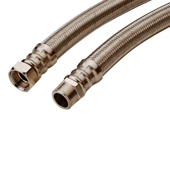 Raminex Tucai flexibele aansluitslang 1" x 1" wartel, 700 mm DN25 RVS omvlochten TAQ204743 Aanbieding