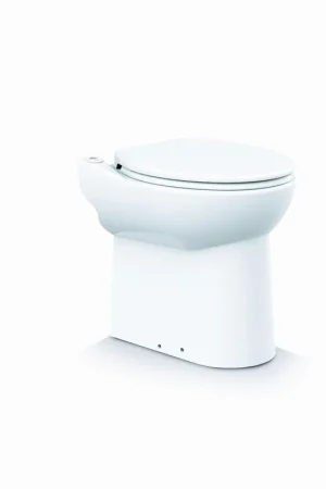 Sanibroyeur Sanicompact C43 Eco+ Staand toilet met zitting fecalienvermaler wit C43 Beperkt Aanbod
