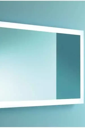 Sanijura Reflet Luz spiegel met LED verlichting 10W infrarood schakelaar, spiegelverwarming 30W, 600 x 650mm 904001 Nieuw