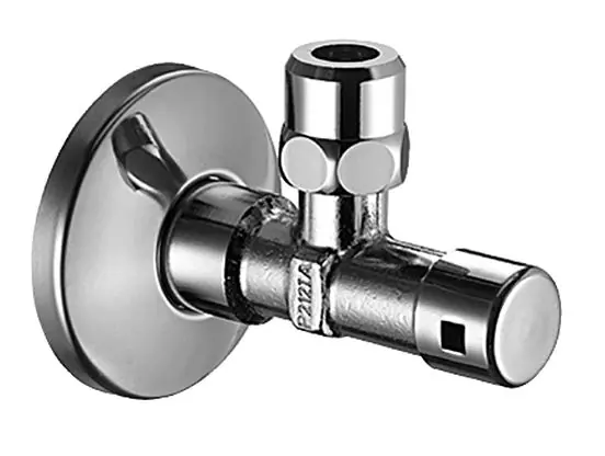 Schell hoekstopkraan met rozet en vergrendeling 1/2"x10mm met debietklasse A chroom 049450699 Weekendaanbieding