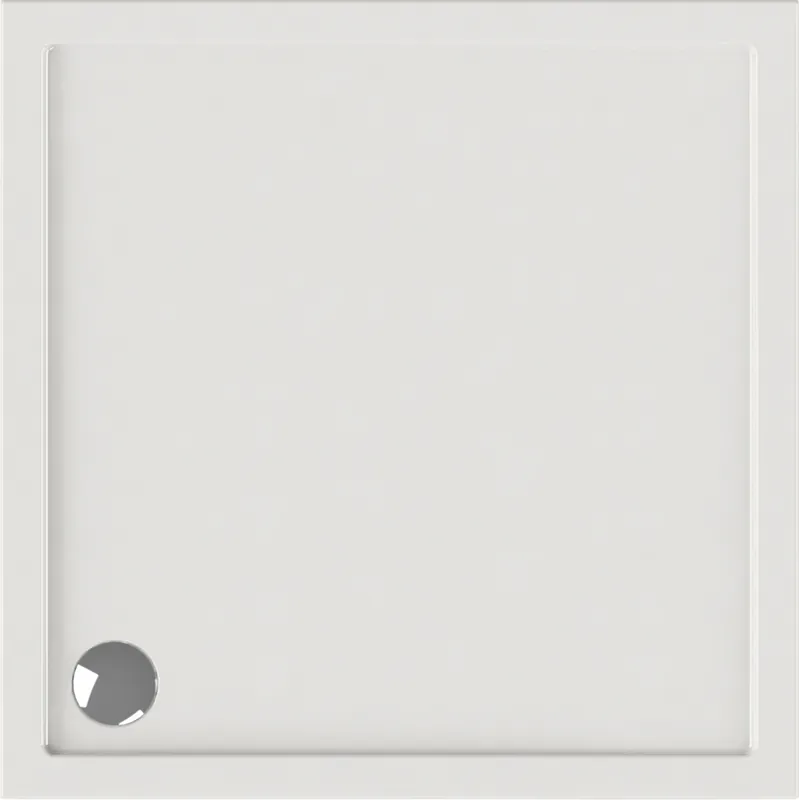 Hoge Kwaliteit Solar douchebak acryl vierkant 90x90x3,5cm exclusief afvoer 90mm wit