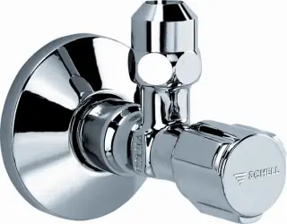 Koop Vandaag Schell Comfort hoekstopkraan m. rozet 3/8"x10mm m. zelfdichtend schroefdraad, m. comfort greep (ASAG) chroom 049160699
