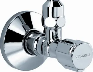 Veilige Betaling Schell Comfort hoekstopkraan met rozet 3/8"x10mm m. zelfdichtende schroefdraad, m. comfort greep chroom 050980699
