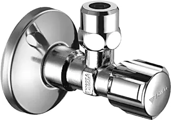 Schell Comfort hoekstopkraan met rozet 3/8"x10mm z. zelfdichtende schroefdraad m. comfort greep chroom 050950699 Hete Deal