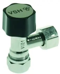 Flitsaanbieding Solar hoekstopkraan 12mm knel x 3/8" binnendraad chroom 0492129