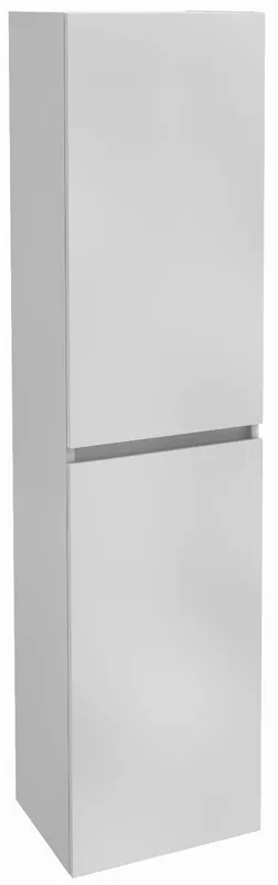 Solar Tolbiac omkeerbare kolomkast, 2 deuren, H 160cm X B 40cm X D 31,60 cm, kleur hoogglans wit Premium