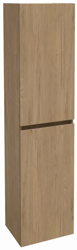 Gereduceerde Prijs Solar Tolbiac omkeerbare kolomkast, 2 deuren, hxbxd 160x40x31,6cm, kleur eik Colorado