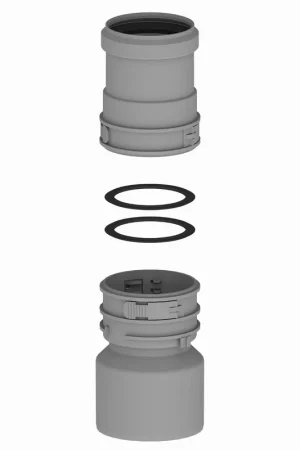 Burgerhout MiniFlex koppelset Star-Flex 80-60mm PP grijs 400471375 Veilige Betaling