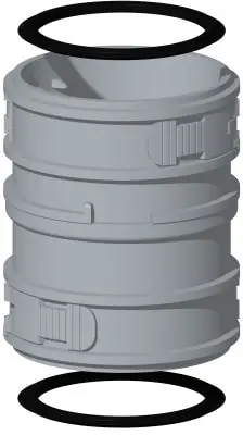 Burgerhout MiniFlex koppelstuk 60mm MiniFlex flex-flex 400470334 Shop Nu