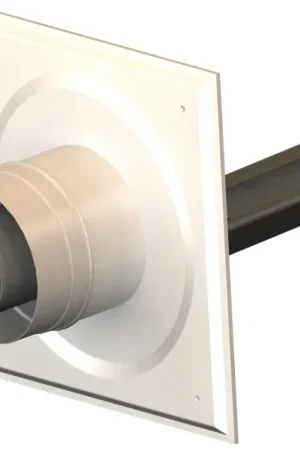 Burgerhout MiniFlex schachtaansluiting 60/100mm 90° MiniFlex m. ondersteuning 400470337 Laatste Versie