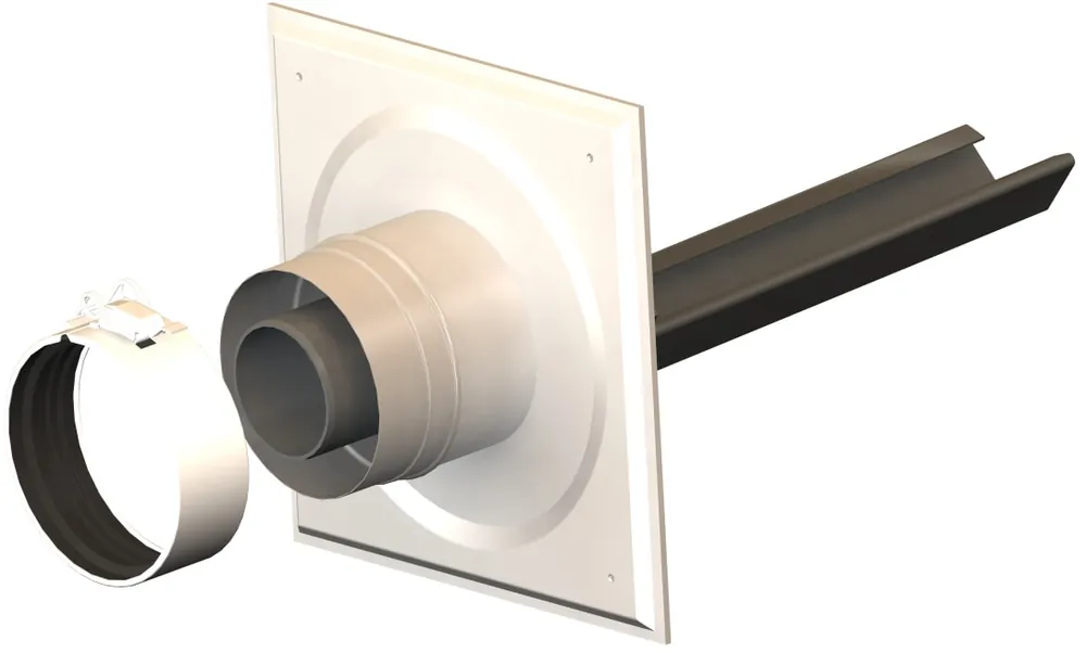 Burgerhout MiniFlex schachtaansluiting 60/100mm 90° MiniFlex m. ondersteuning 400470337 Laatste Versie