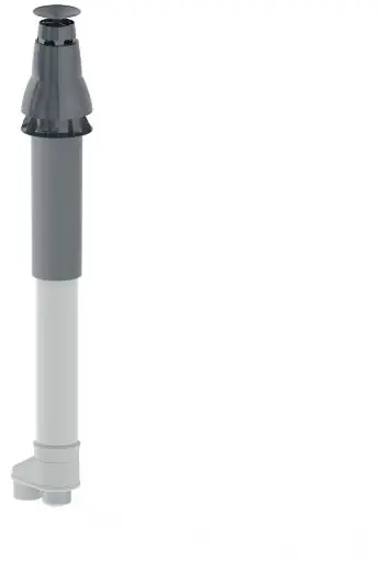 Burgerhout Skyline 3000 HR dakdoorvoer 100/100 mm PP 400452781 Speciale Aanbieding