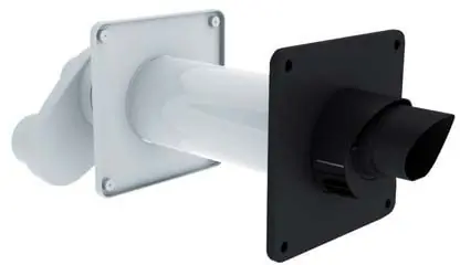 Shop Nu Burgerhout Safe-PP muurdoorvoer PP 80/125 Br 80-80 400453856