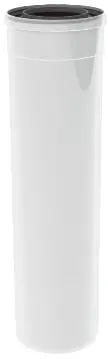 Burgerhout TwinSafe rookgaspijp Ø60/100 mm concentrisch PP wit l=1000mm 400470872 Flitsaanbieding