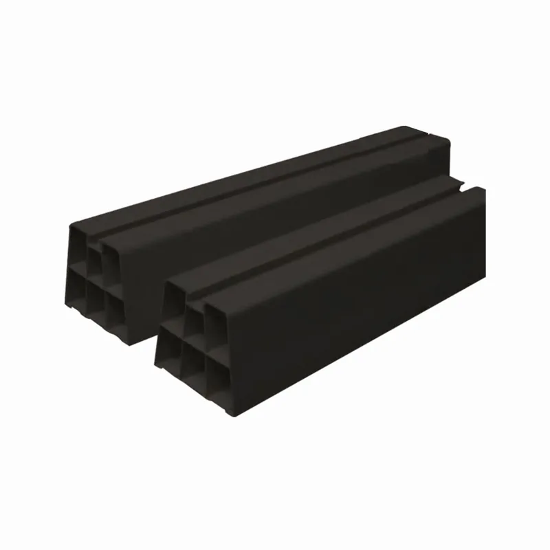 Canalit opstelbalken kunststof 1000x80x80 zwart. 2 stuks Koopje