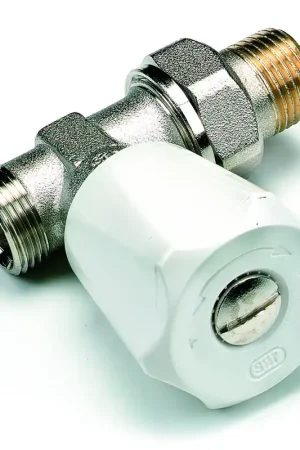 Tijdelijk Beschikbaar Comap EURO-SAR handbediende radiatorkraan 1/2" Recht. Buisaansluiting M22. T.b.v M28 knop