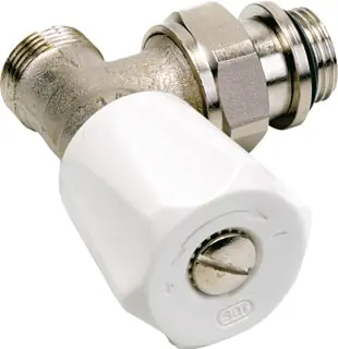 Comap EURO-SAR handbediende radiatorkraan type 408E. 1/2" Haaks. Buisaansluiting M22 Must-Have