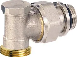 Comap voetventiel, messing, 1/2" (15), haaks, vernikkeld Koopje