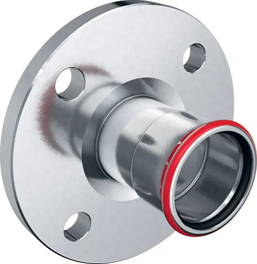 Beste Prijs Geberit Mapress, Vaste overgangsflens, recht, 1-delig, PN10/16, C-staal, met CIIR afdichtring, 35mm (persmof)