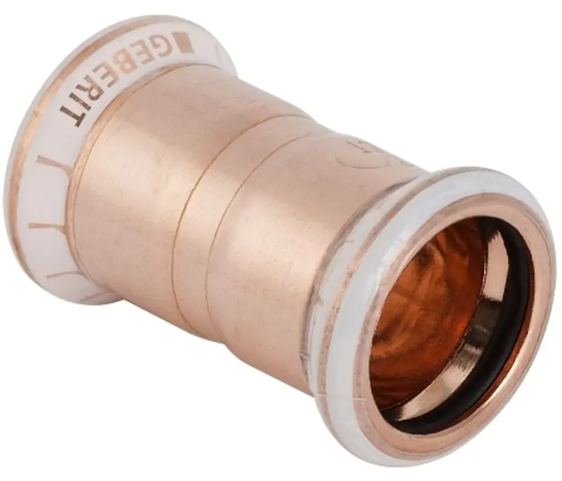 Geberit Mapress, Sok, recht, 1-delig, koper, met CIIR afdichtring, 12mm x 12mm (persmof x persmof) Hete Deal