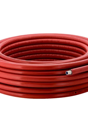 Speciale Aanbieding Geberit ML-therm CV-buis wit 6mm isolatie rood rol 25m d25