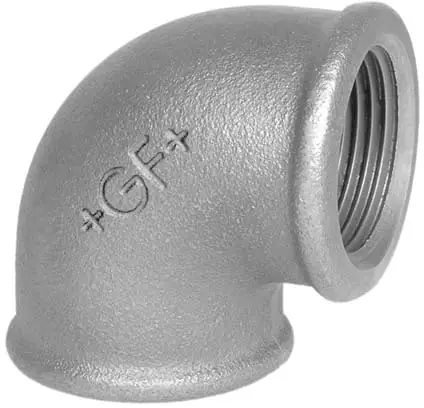GF 090 knie 90gr 1/2" (binnendraad x binnendraad) gegalvaniseerd FM Seizoensaanbieding