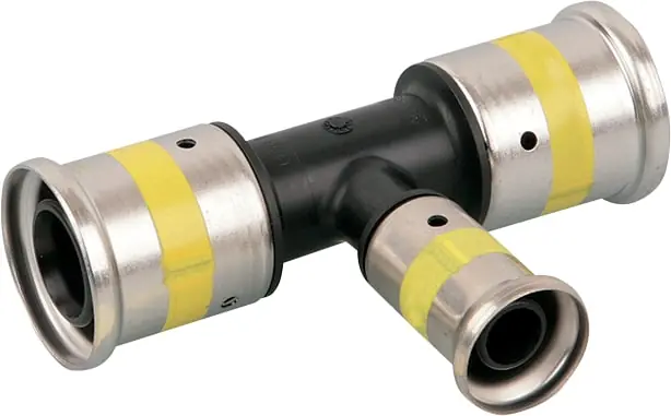 Henco T-stuk, 26mm x 16mm x 26mm kunststof, gas (pers x pers x pers) Bestseller