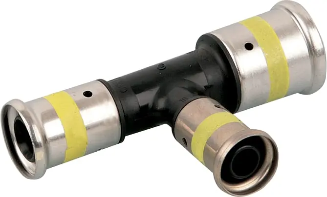 Henco T-stuk, 32mm x 20mm x 32mm kunststof, gas (pers x pers x pers) Veilige Betaling