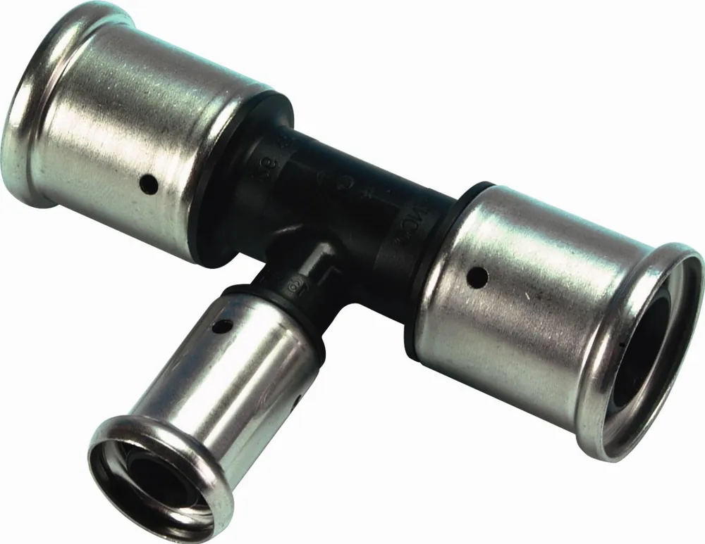 Betaalbaar Henco T-stuk, 32mm x 26mm x 32mm kunststof (pers x pers x pers) 10PK-322632