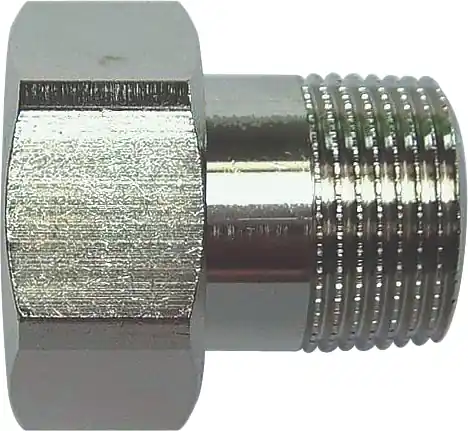 Superprijs Herz staartstuk koppeling, moer en staartstuk 1/2"