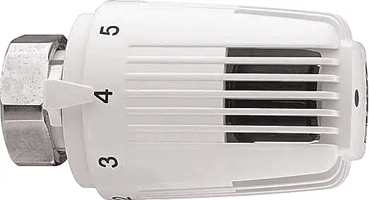 Gereduceerde Prijs Herz thermostaatkop wit M28 x 1,5. Met vloeistof voeler 1726006