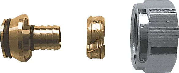 Herz aansluit koppeling 14 x 2mm - 3/4" euroconus. Voor alle soorten buis ( PEX - Alu/Pex - PE-RT ) 1609802 Bestseller