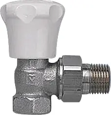 Veilige Betaling Herz AS-T-90 handbediende radiatorkraan 1/2" Haaks (ombouw naar thermostatisch mogelijk) 1682491