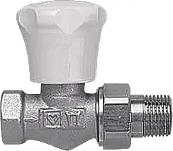 Herz AS-T-90 handbediende radiatorkraan 1/2" Recht (ombouw naar thermostatisch mogelijk) 1682391 Superprijs