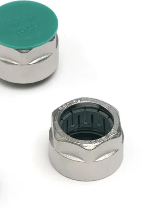 Gereduceerde Prijs Rehau aansluit koppeling 20 x 2,9mm - 3/4" euroconus. Klem- schroefkoppeling t.b.v. Rautitan Stabil buis