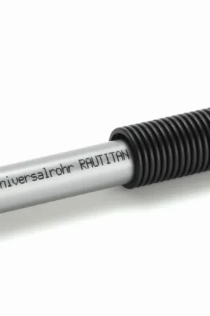 Nieuw REHAU 1m RAUTITAN Flex leiding / buis 20 x 2,8mm in zwarte mantelbuis op rol E=100 11304501100