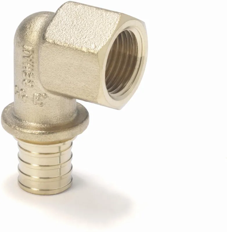 Rehau Rautitan LX fitting messing, knie overgang Haaks 16mm x 1/2"" (schuif x binnendraad) Korting