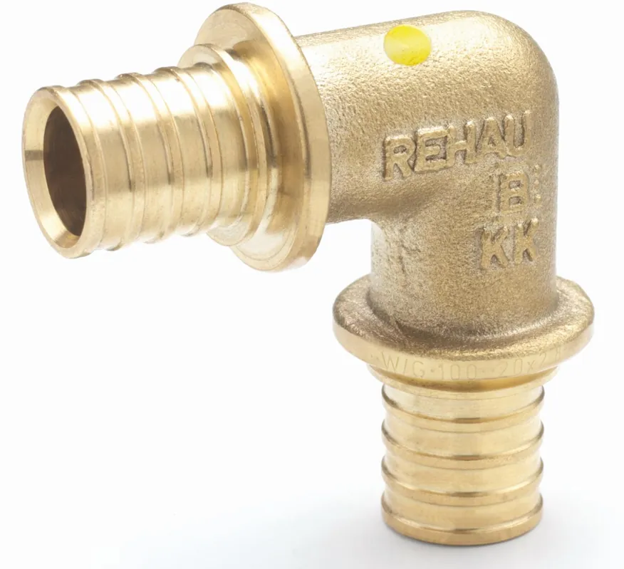 Meest Verkocht Rehau Rautitan LX+Gfitting messing knie, 20 x 20mm (schuif x schuif)