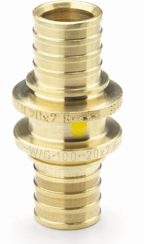 Koop Vandaag Rehau Rautitan LX+Gfitting messing sok, 40 x 40mm (schuif x schuif)