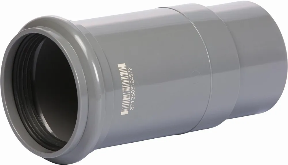 Solar Plus fitting, recht, pvc, aansluiting 1 110mm aansluiting 2 110mm Alleen Vandaag